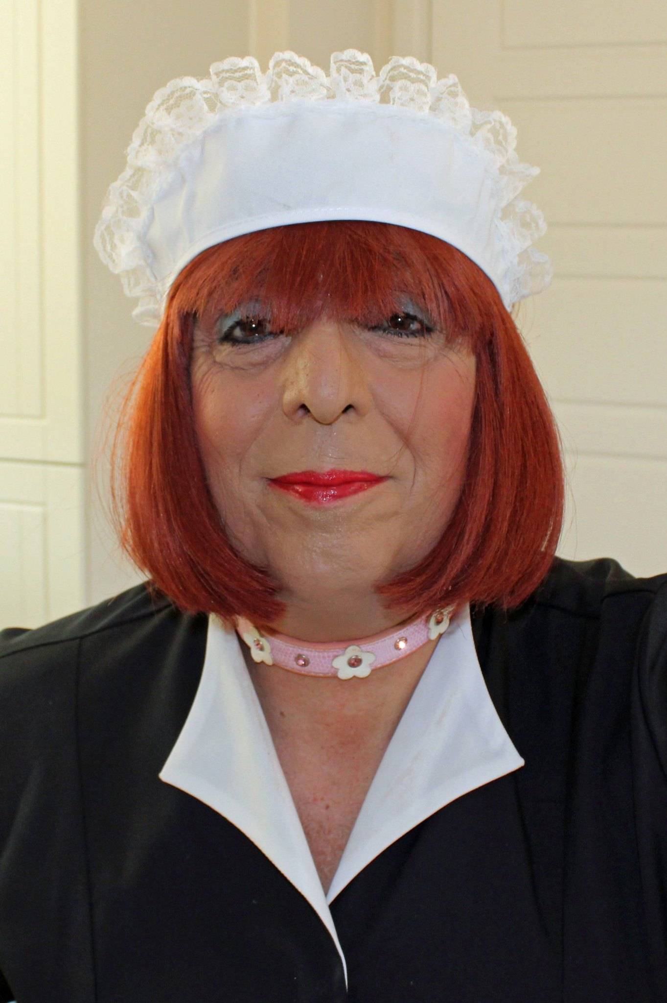 Sissy french maid dress — the beautiful uniform of devotion every sissy maid wears with pride for her Mistress