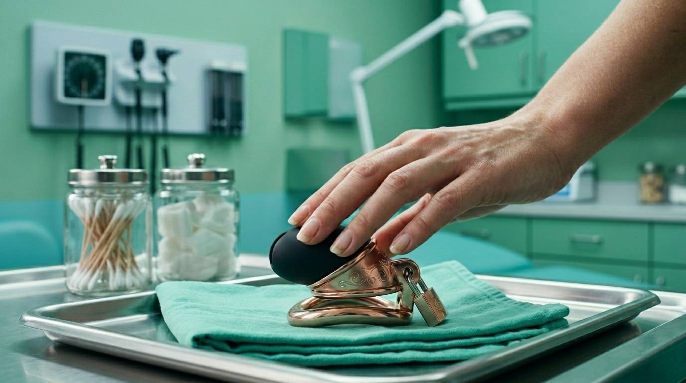 Sissy medical bondage — proctological examination for sissy medical and sissy bdsm medical training